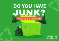 Garbage Trash Collectors Postcard Image Preview