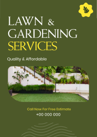 Gardening Specialist Poster Design