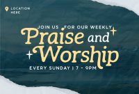 Praise & Worship Pinterest board cover Image Preview