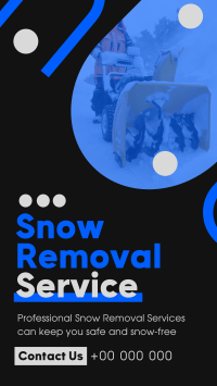 Minimal Snow Removal Instagram reel Image Preview