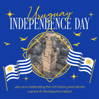 Uruguay Independence Celebration Instagram Post Design