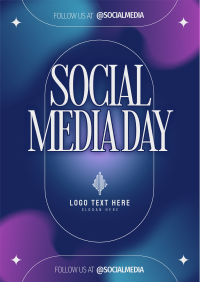 Minimalist Social Media Day Poster Image Preview