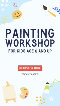 Art Class For Kids Instagram story Image Preview