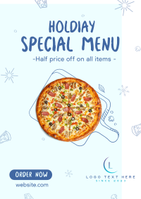 Holiday Pizza Special Poster Image Preview