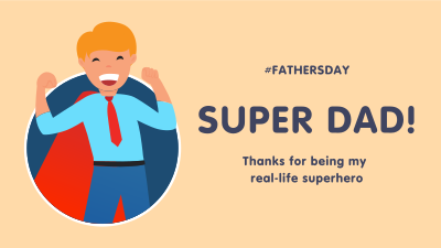 Super Dad Facebook event cover Image Preview