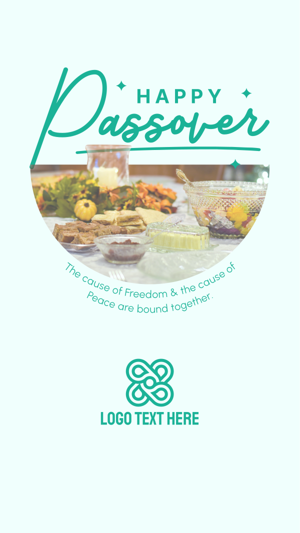 Passover Dinner Instagram Story Design