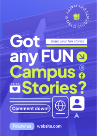 Student Campus Stories Flyer Preview