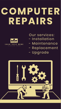 PC Repair Services Facebook Story Design