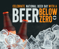 Beer Below Zero Facebook Post Design