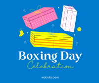 Ho Ho Boxing Day Facebook Post Design