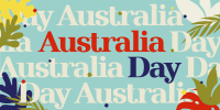 Australia Day Pattern Twitter post Image Preview