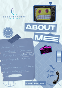 About Me Collage Poster Image Preview