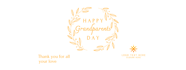 Elegant Classic Grandparents Day Facebook Cover Design Image Preview