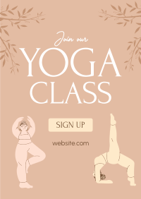 Zen Yoga Class Flyer Design