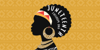 African Culture Women Twitter Post Design