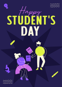 Student Geometric Day Poster Image Preview