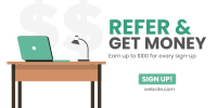 Refer And Get Money Twitter post Image Preview