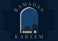 Ramadan Kareem Postcard Image Preview