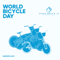 World Bicycle Day CMYK Instagram post Image Preview