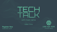 Futuristic Talk Facebook event cover Image Preview