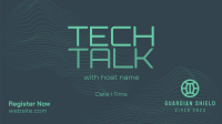 Futuristic Talk Facebook event cover Image Preview
