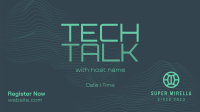 Futuristic Talk Facebook event cover Image Preview