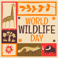 Paper Cutout World Wildlife Day Instagram post Image Preview