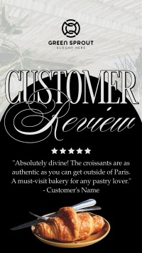 Pastry Customer Review TikTok Video Image Preview