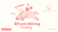 Bitcoin Mountain Facebook Event Cover Design