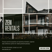 Zen Rentals Instagram post Image Preview