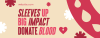 Droplet Blood Donation Facebook Cover Design