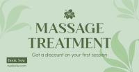 Massage Therapy Service Facebook ad Image Preview