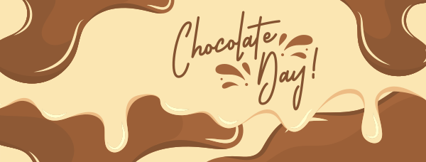 Chocolatey Puddles Facebook Cover Design Image Preview