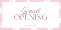 Floral Grand Opening Twitter post Image Preview
