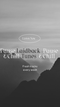 Laidback Tunes Playlist Facebook Story Design