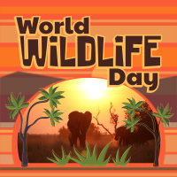 Modern World Wildlife Day Instagram post Image Preview