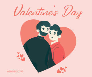 Valentine Couple Facebook post Image Preview