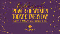 Celestial Women's Day Quote Animation Preview