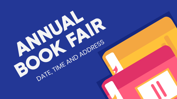 Book Fair Facebook Event Cover Design Image Preview