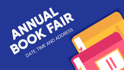 Book Fair Facebook Event Cover Image Preview