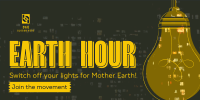 Earth Hour Light Bulb Twitter Post Image Preview