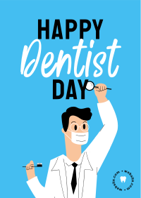 A Happy Dentist Flyer Design