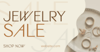 Organic Minimalist Jewelry Sale Facebook Ad Design