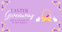 Easter Bunny Giveaway Facebook Ad Design