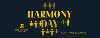 People Harmony Day Facebook cover Image Preview