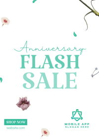 Anniversary Flash Sale Poster Image Preview