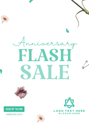 Anniversary Flash Sale Poster Image Preview