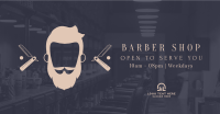 Barbershop Opening Facebook Ad Design