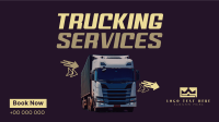 Moving Trucks for Rent Facebook Event Cover Design