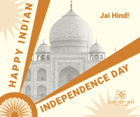 Indian Flag Independence Facebook Post Design